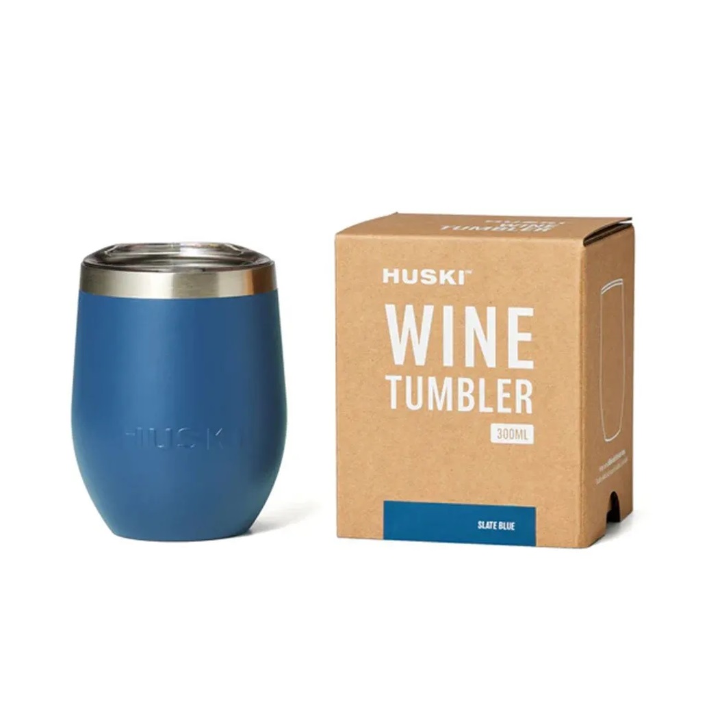 Huski Wine Tumbler - Slate Blue